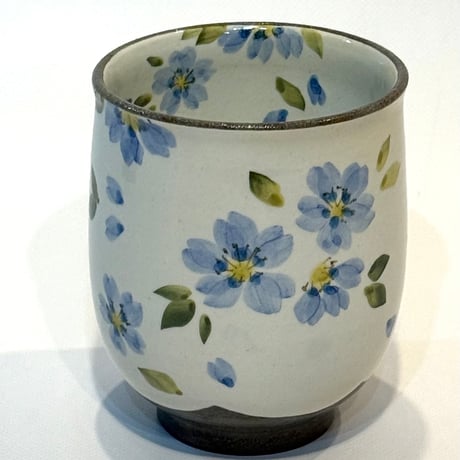 湯呑　桜ブルー