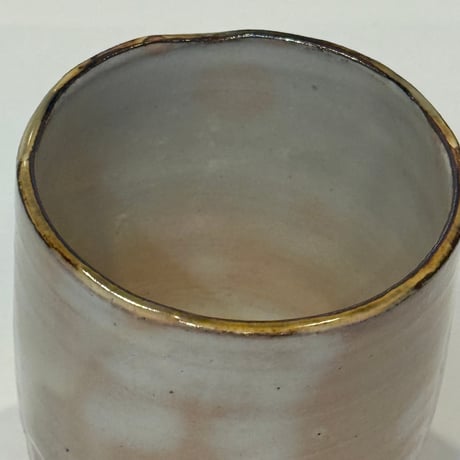 京焼き湯呑み　紫陽花