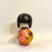 こけし雨あがり　オレンジ