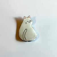 京焼　お箸置き　白猫