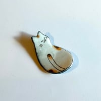 京焼　お箸置き　三毛猫２