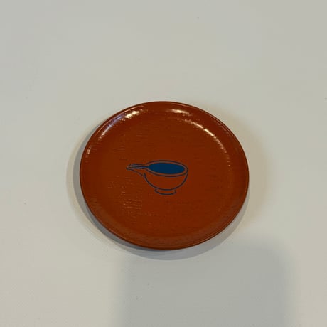 漆の豆皿　片口