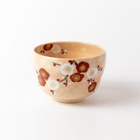 京焼　抹茶椀　梅