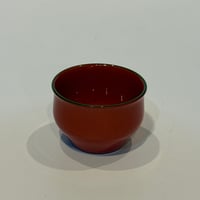 漆器の酒器　オレンジ