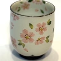 湯呑　桜ピンク