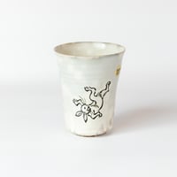 鳥獣戯画　フリーカップ（相撲ウサギ）