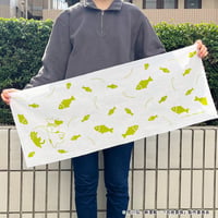 百姓貴族「手ぬぐいシリーズ第三弾　農園のとある猫」