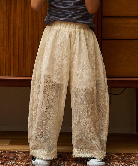 lace sheer pants