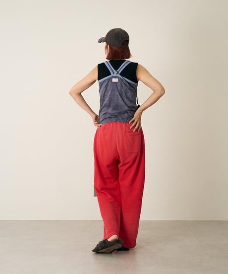 red sweat pants