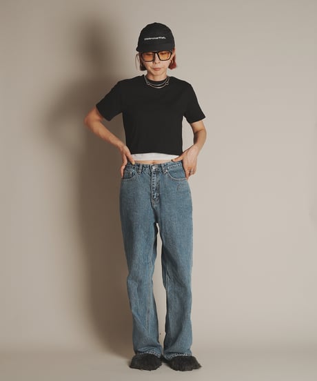 tag straight denim