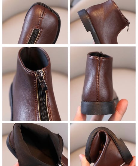 zip boots black