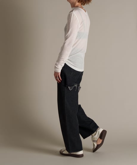sheer long sleeve