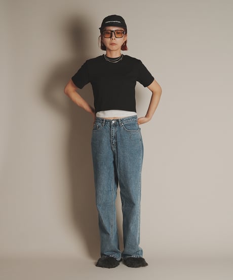 tag straight denim