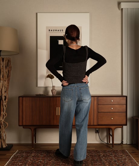 Knit bustier camisole