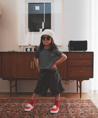 charcoal half pants
