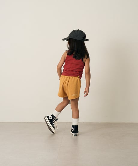sweat short pants yellow