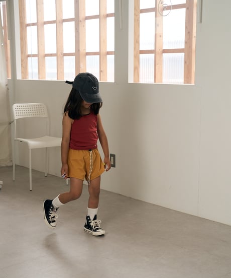 sweat short pants yellow