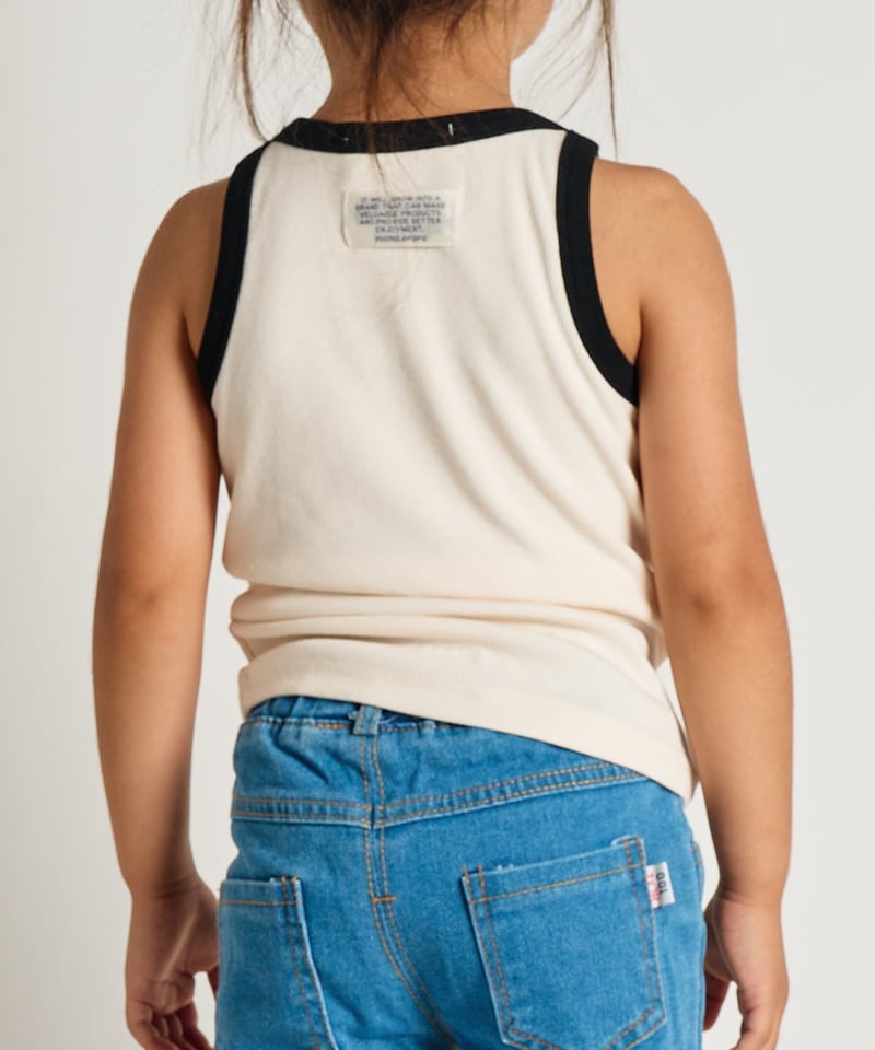トップス BICOLOR TANK TOP UNOF BICOLOR TANK TOP – UNOF