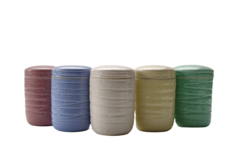 信楽焼のミニ骨壷 ここいろ ましろ Sサイズ 約30ml 陶器製 ミニ