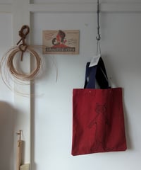 KITTEN TOTE / red