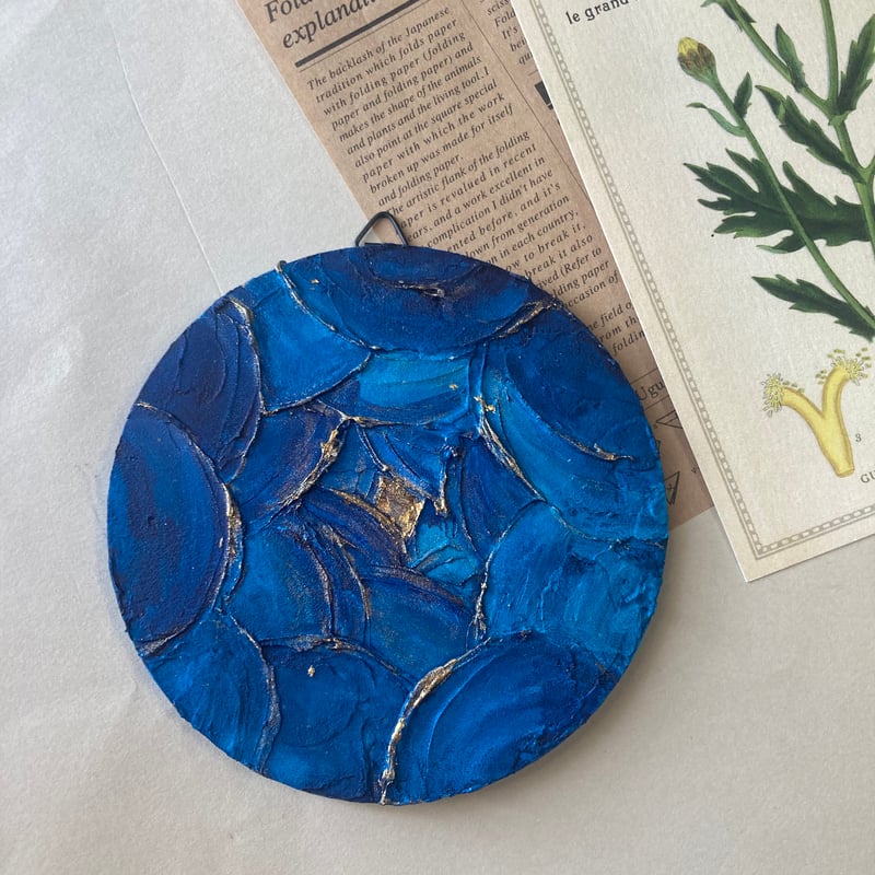 丸型ミニ原画77「待宵」 | Atelier Muziik