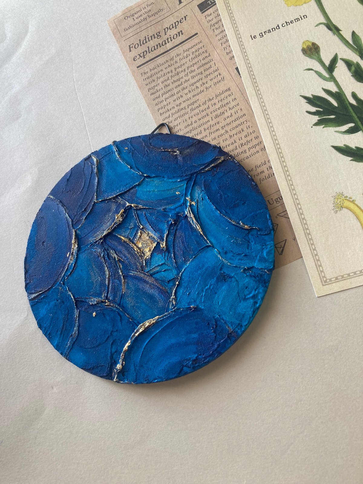 丸型ミニ原画77「待宵」 | Atelier Muziik