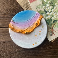 丸型ミニ原画97「恋衣（orange）」