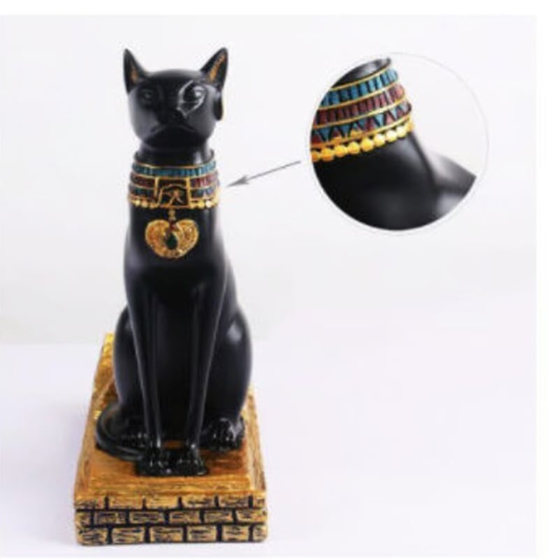 エジプトの女神バステト猫の像 エジプトで作られた石 - Etsy 日本