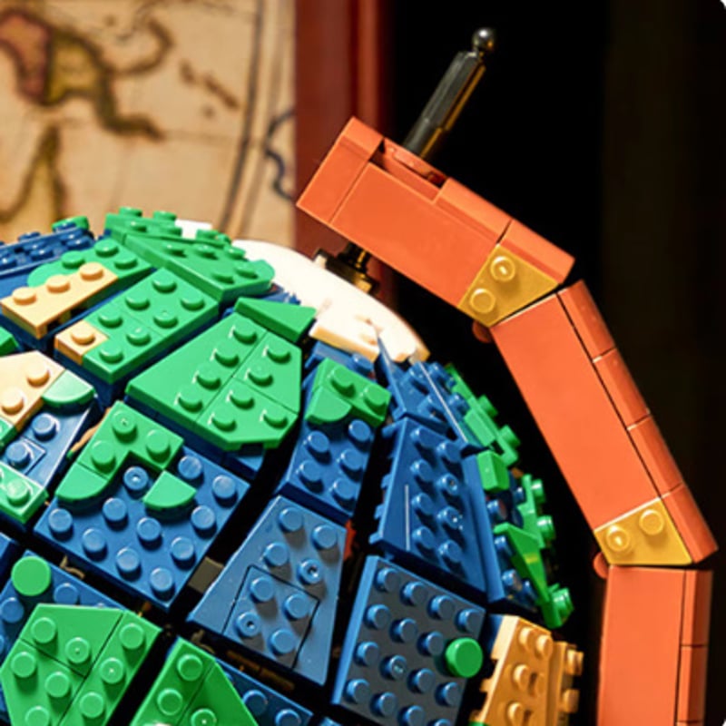 LEGO互換 21332 地球儀 グローブ インテリア レゴ互換 | Colorful Puzzle