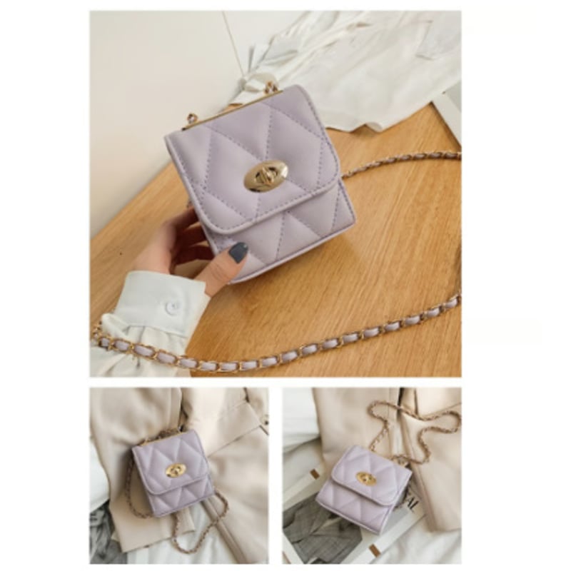 ♪可愛い♡ピ ⌄̈⃝ンク キルティング ショルダーバッグ 5色展開】ショルダー バッグ ミニ マイクロミニバッグ チェーン