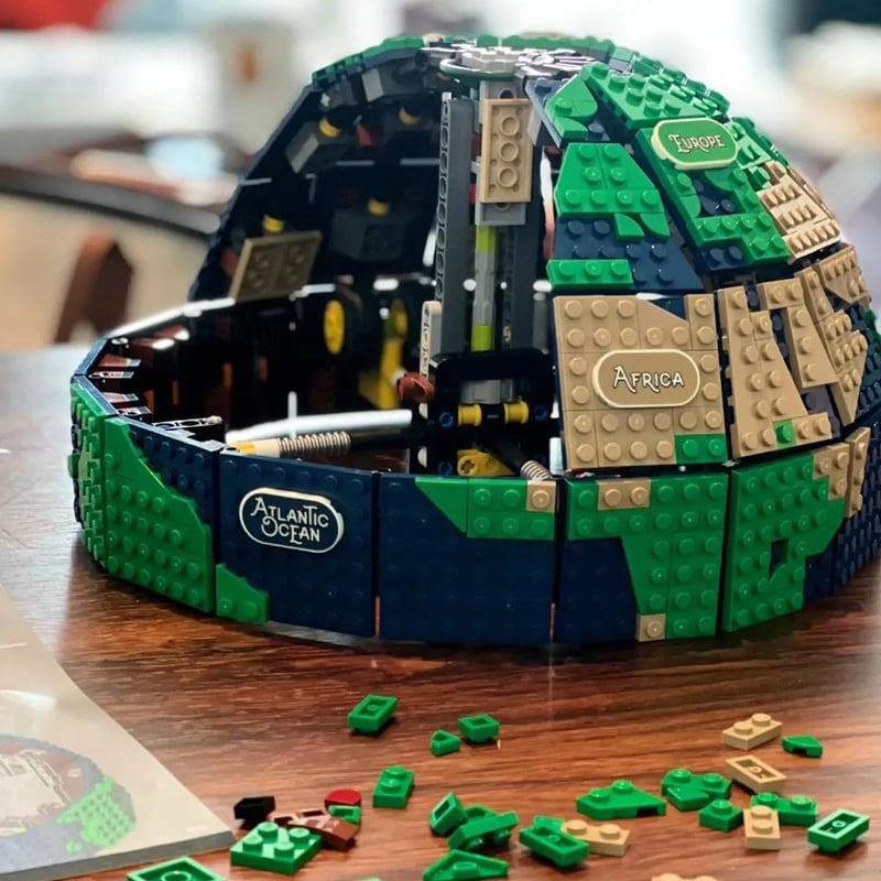 LEGO互換 21332 地球儀 グローブ インテリア レゴ互換 | Colorful Puzzle