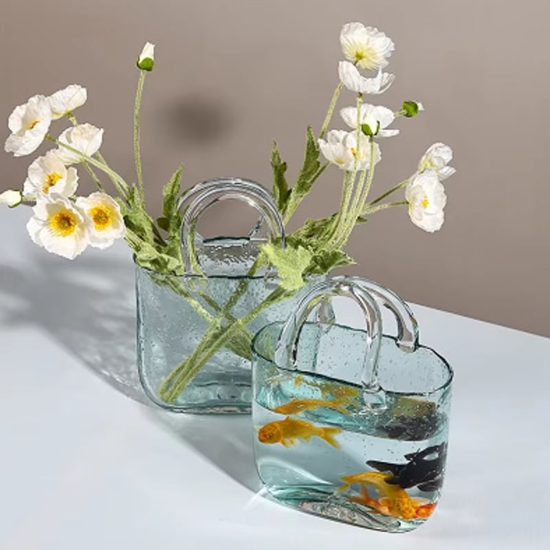 ガラス花瓶煎茶道具水指ギヤマンアンティークガラス金魚鉢花器生花