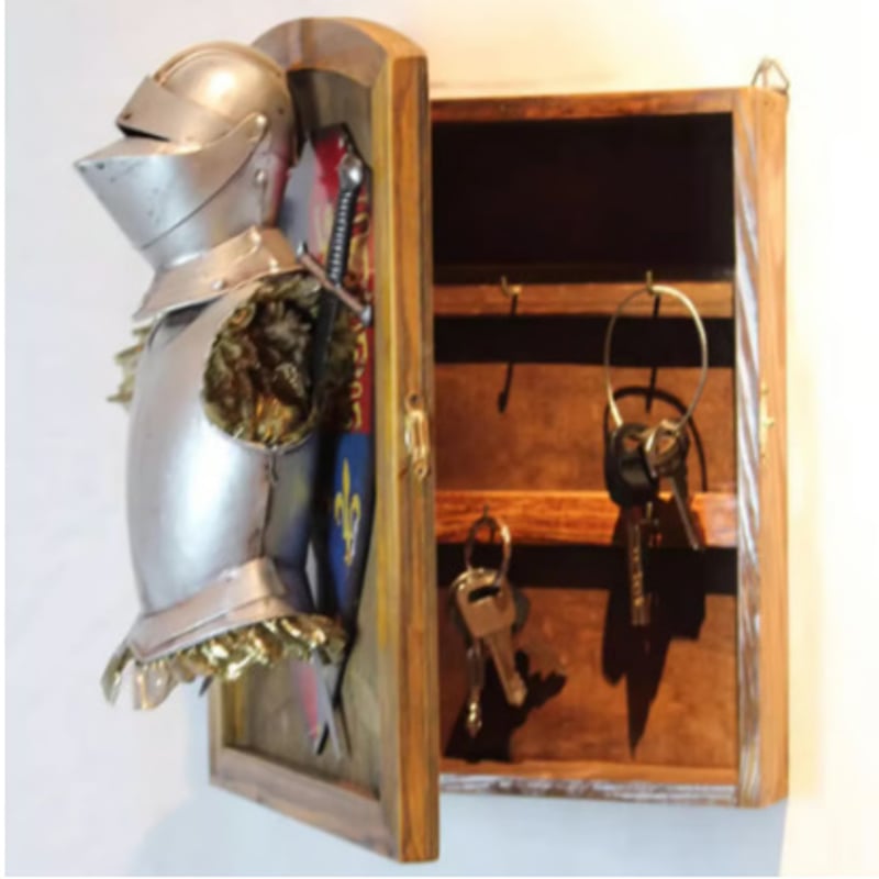 中世ヨーロッパ 甲冑騎士 オブジェ 鎧 騎士 ナイト小物入れ 鍵入れ