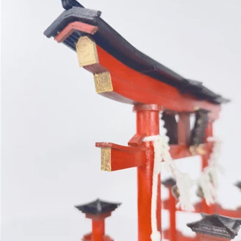 ミニチュア ドールハウス 厳島神社 日本三景 宮島 広島 伊都岐島神社