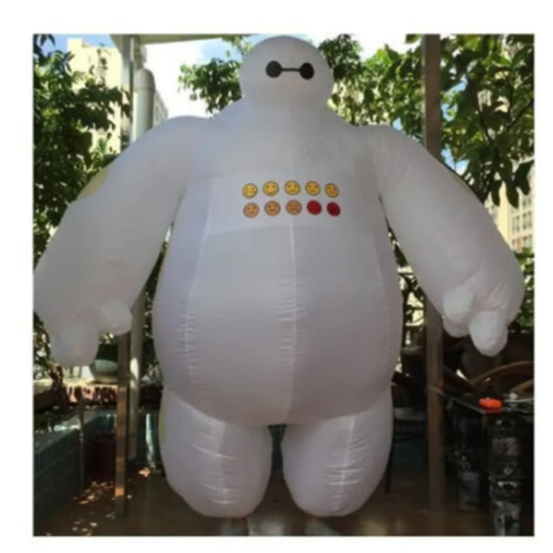 ベイマックス 膨らむ 着ぐるみ風 エアコス コスプレ ハロウィン 仮装 装飾 ベイマックス ハロウィン パーティー イベント コスプレ 仮装 衣装