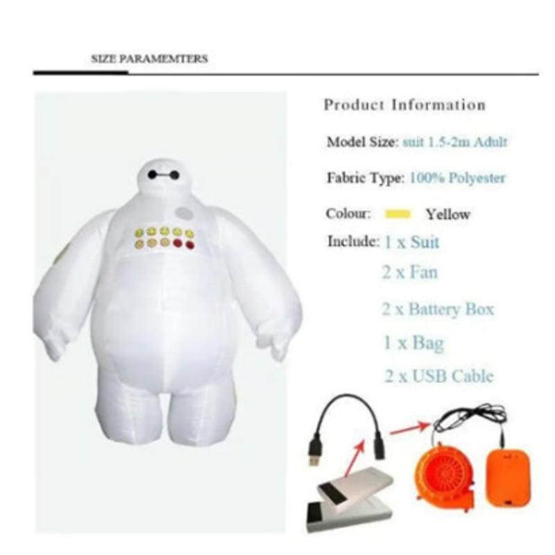 ベイマックス ハロウィン パーティー イベント コスプレ 仮装 衣装