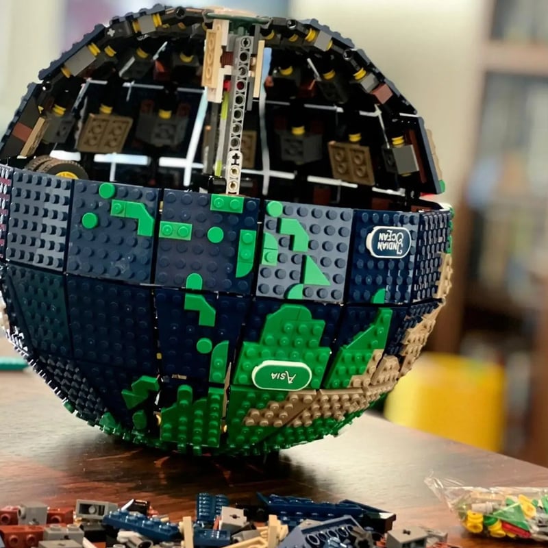 LEGO互換 21332 地球儀 グローブ インテリア レゴ互換 | Colorful Puzzle