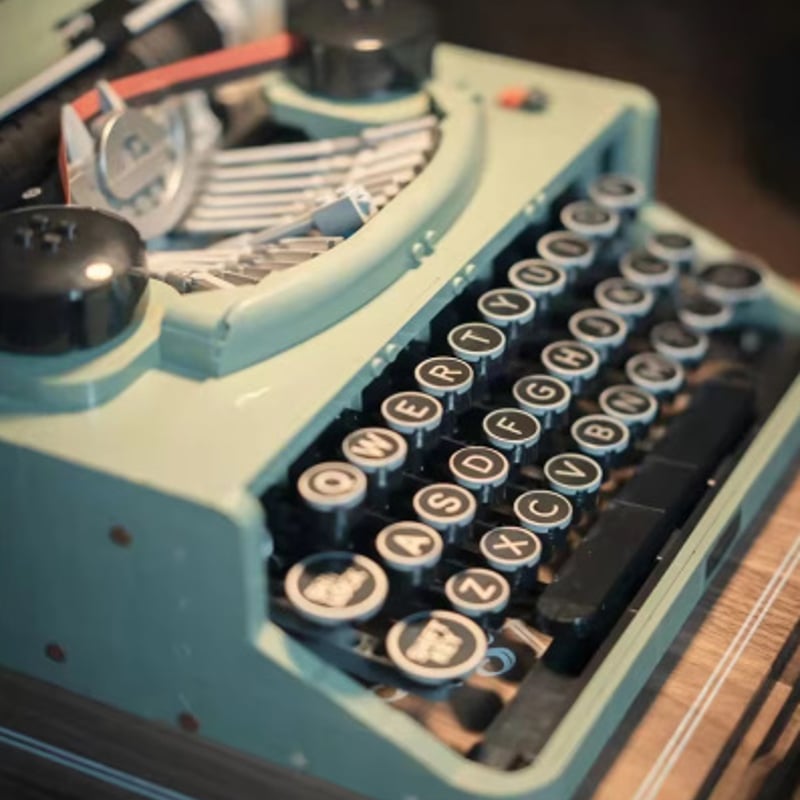 lego互換 21327 タイプライター ノスタルジック レトロ グリーン