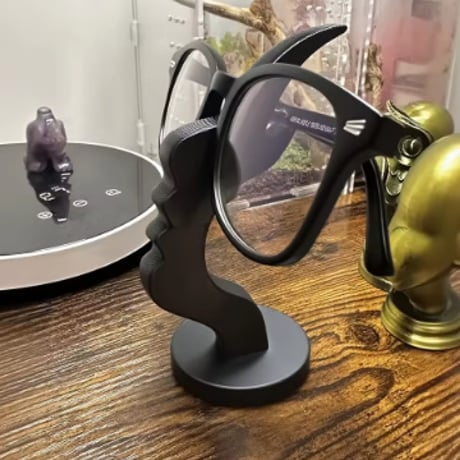 顔型メガネスタンド サングラス付き メガネスタンド | STORES