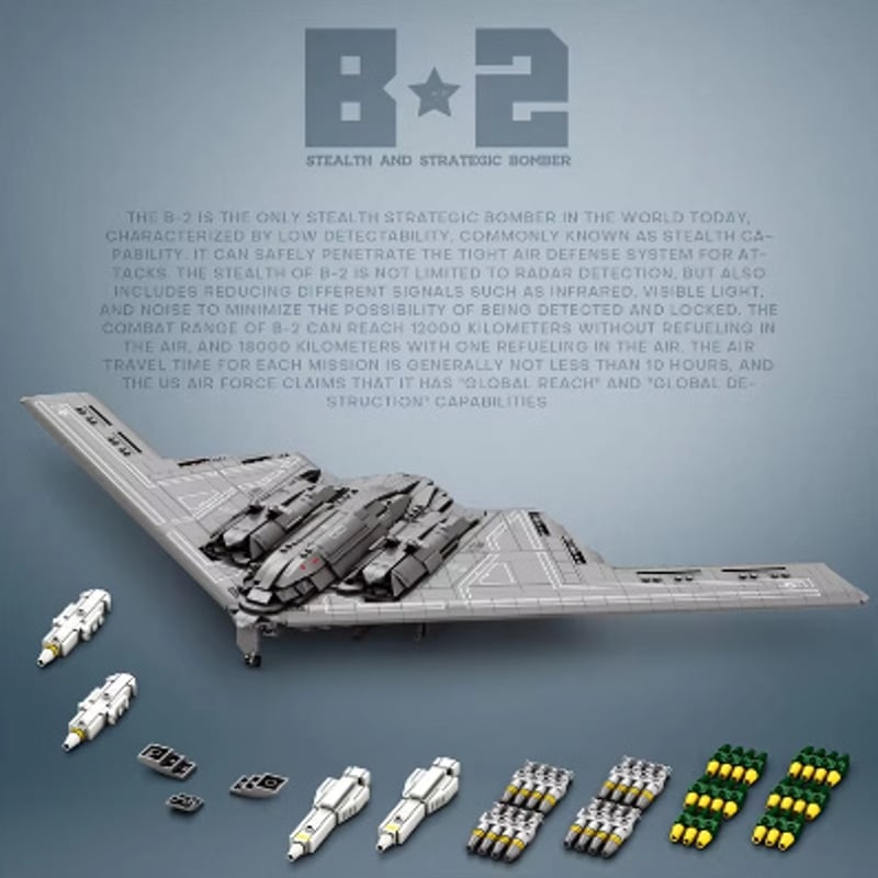 B2爆撃機 スピリット 組立式 ブロック ノースロップ・グラマン B B2爆撃機 スピリット 組立式 ブロック ノースロップ・グラマン B