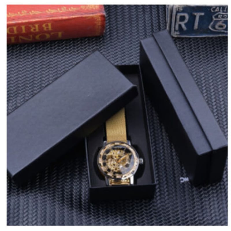 T-WINNER】 腕時計 スケルトン メンズ 手巻き 機械式 発光 ルミナス