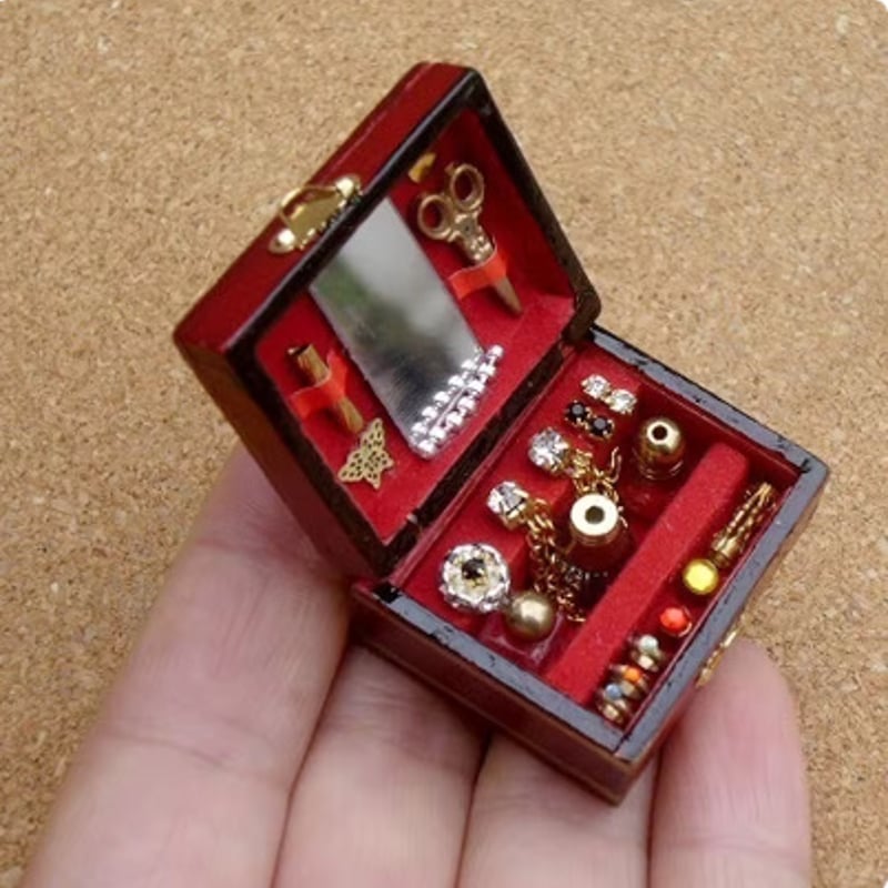ミニチュア ドールハウス アクセサリー パーツ ジュエリーボックス
