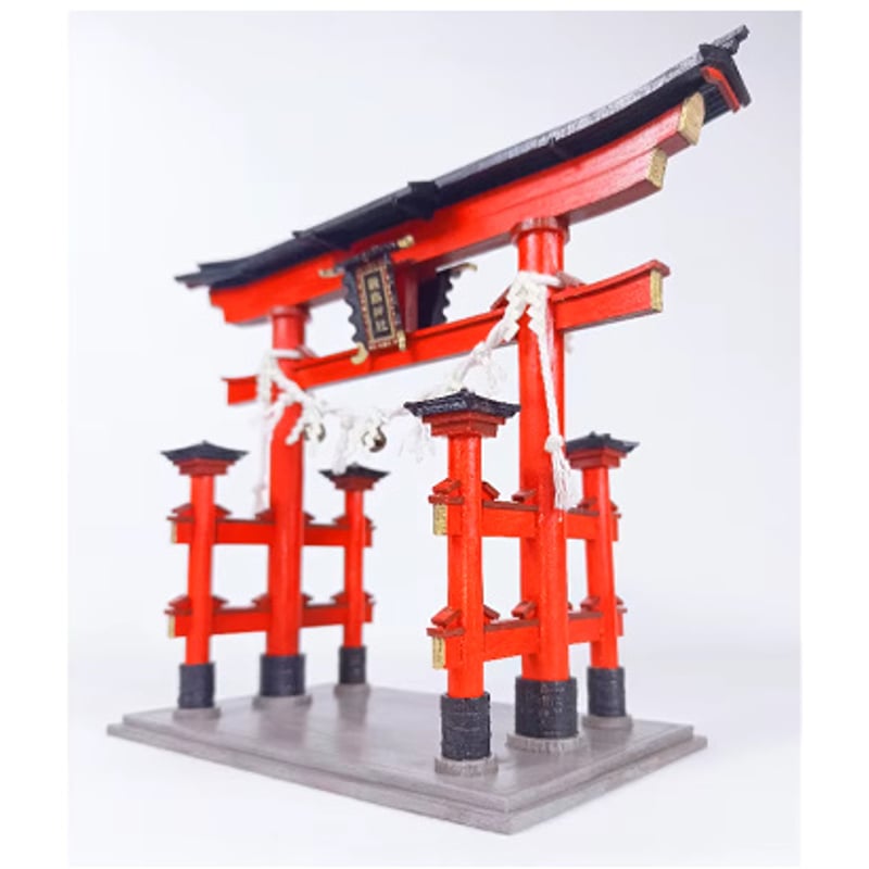 ミニチュア ドールハウス 厳島神社 日本三景 宮島 広島 伊都岐島神社