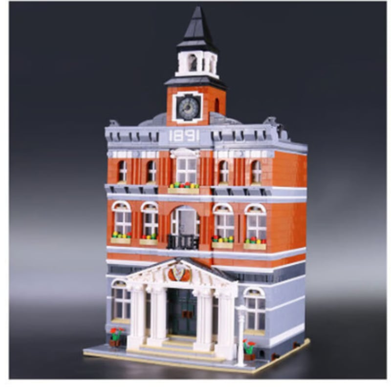 レゴ クリエイター 10224 タウンホール 互換品 2859ピース ミニフィグ  