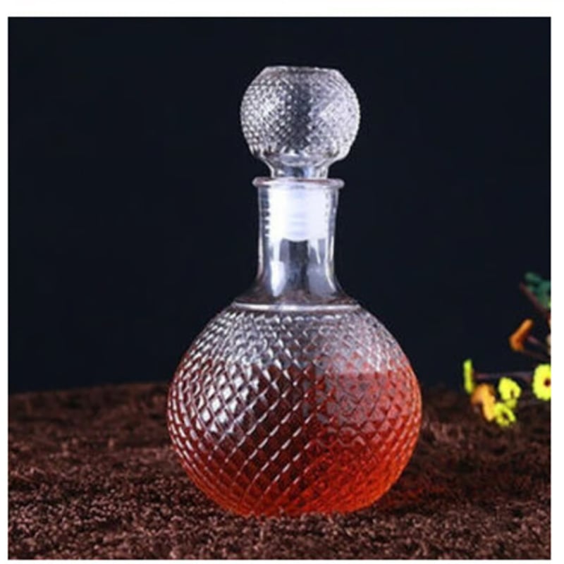 800ml ラウンド ボール 形状 ウイスキー デキャンタ デキャンタージュ