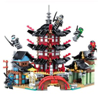 レゴ互換 ニンジャゴー ブロックセット 寺院 お寺 ミニフィグ LEGO風 737ピース