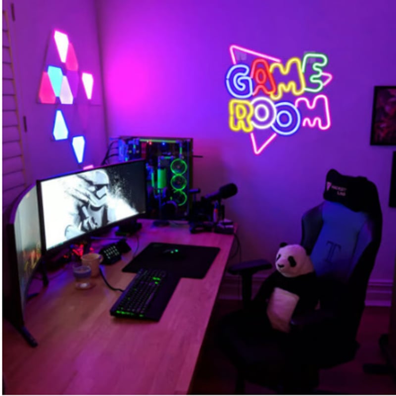 ネオンライト】 GAME ROOM マルチカラー ネオンサイン 管 バー ネオンライト】 GAME ROOM マルチカラー ネオンサイン 管 バー