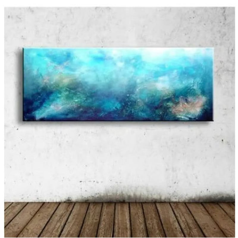 海外輸入 モダンアート 抽象画 (120x50cm x1 木枠付き) 油絵 海外輸入 モダンアート 抽象画 (120x50cm x1 木枠付き) 油絵