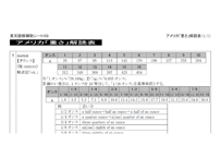 英文読解補助シート０９「アメリカ「重さ」解読表」