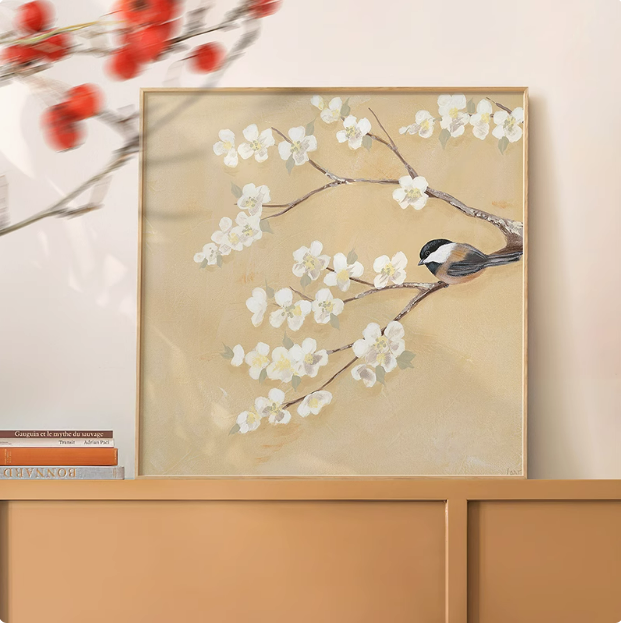 【美品】花と枝の装飾アート作品 fit=scale-down,w=1200